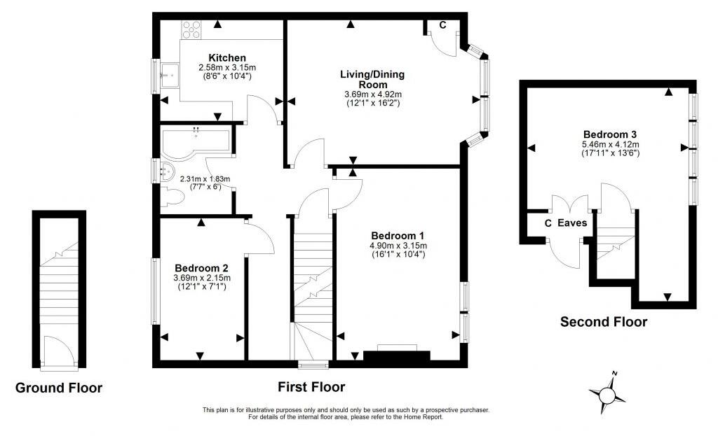 50 Sighthill View, Sighthill, Edinburgh, EH11 4PT floorplan