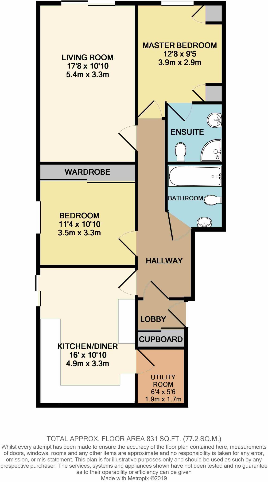 Studland Road, Bournemouth, Dorset, BH4 floorplan