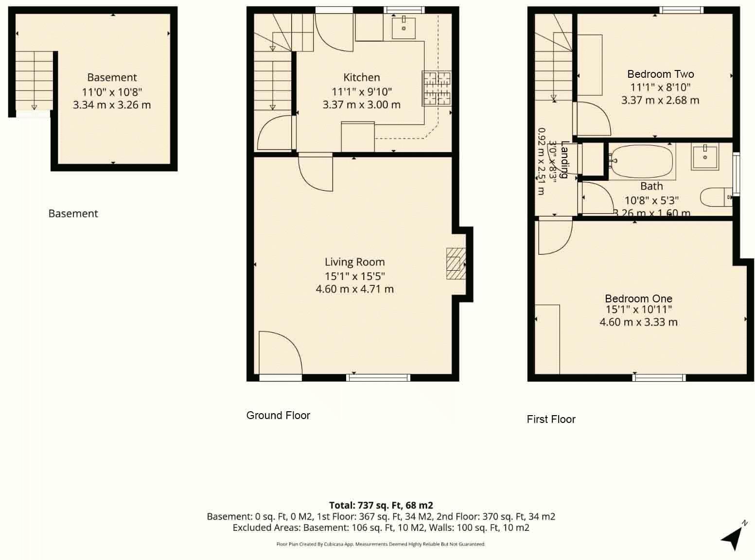 Kiln Bank, Tong End, Whitworth floorplan