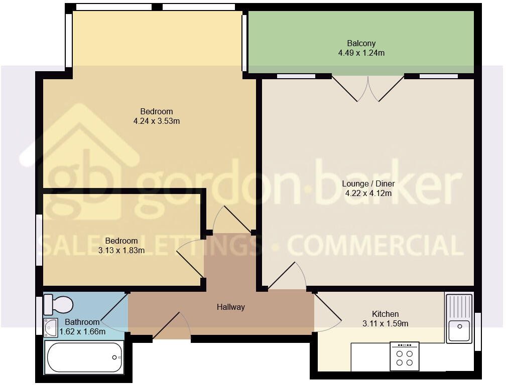 Twynham Road, Southbourne floorplan