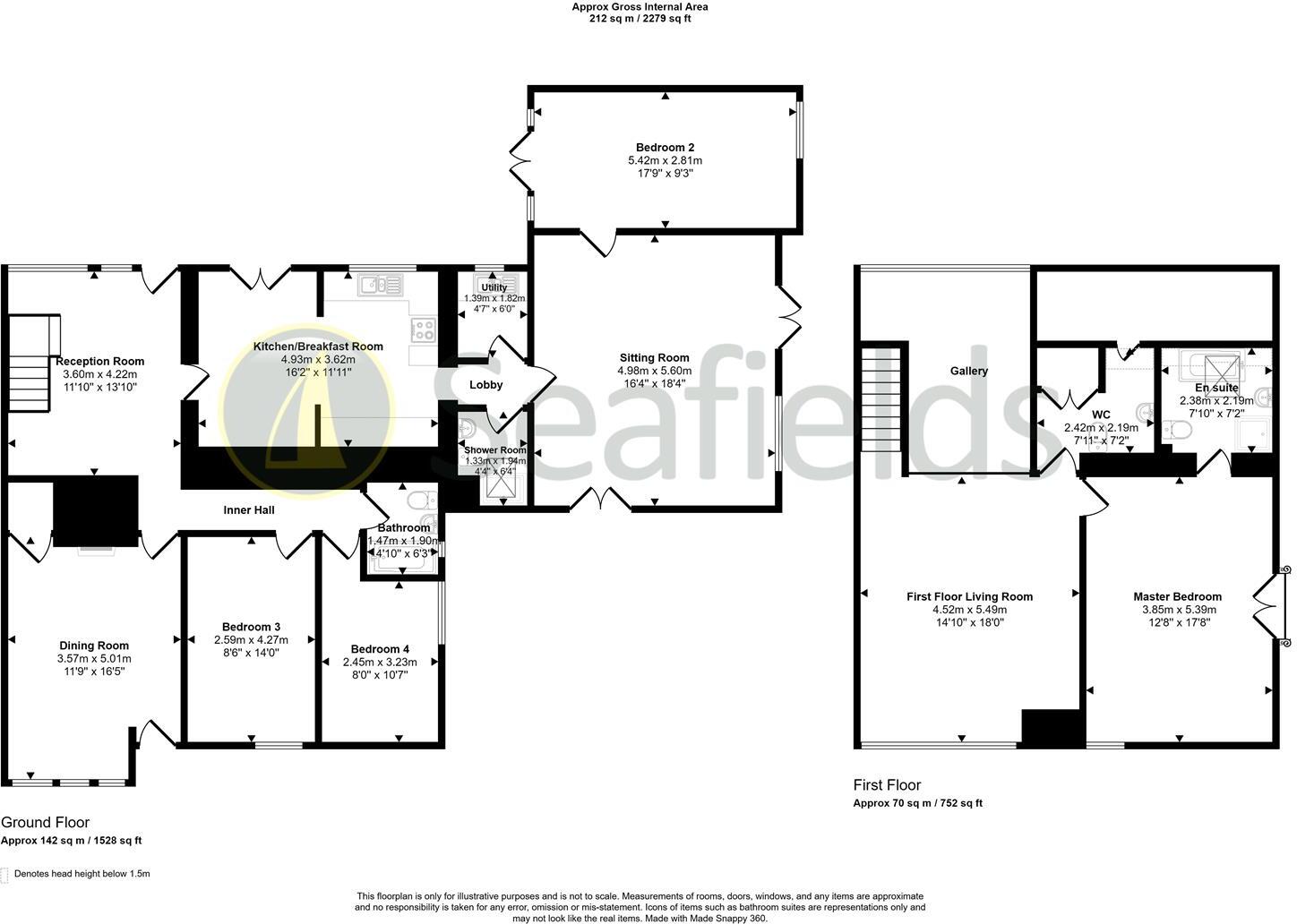 Brocks Copse Road, Wootton, PO33 4NP floorplan