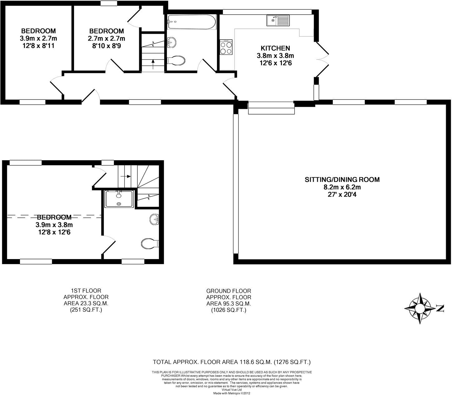 Bishops Waltham, Southampton, Hampshire, SO32 floorplan