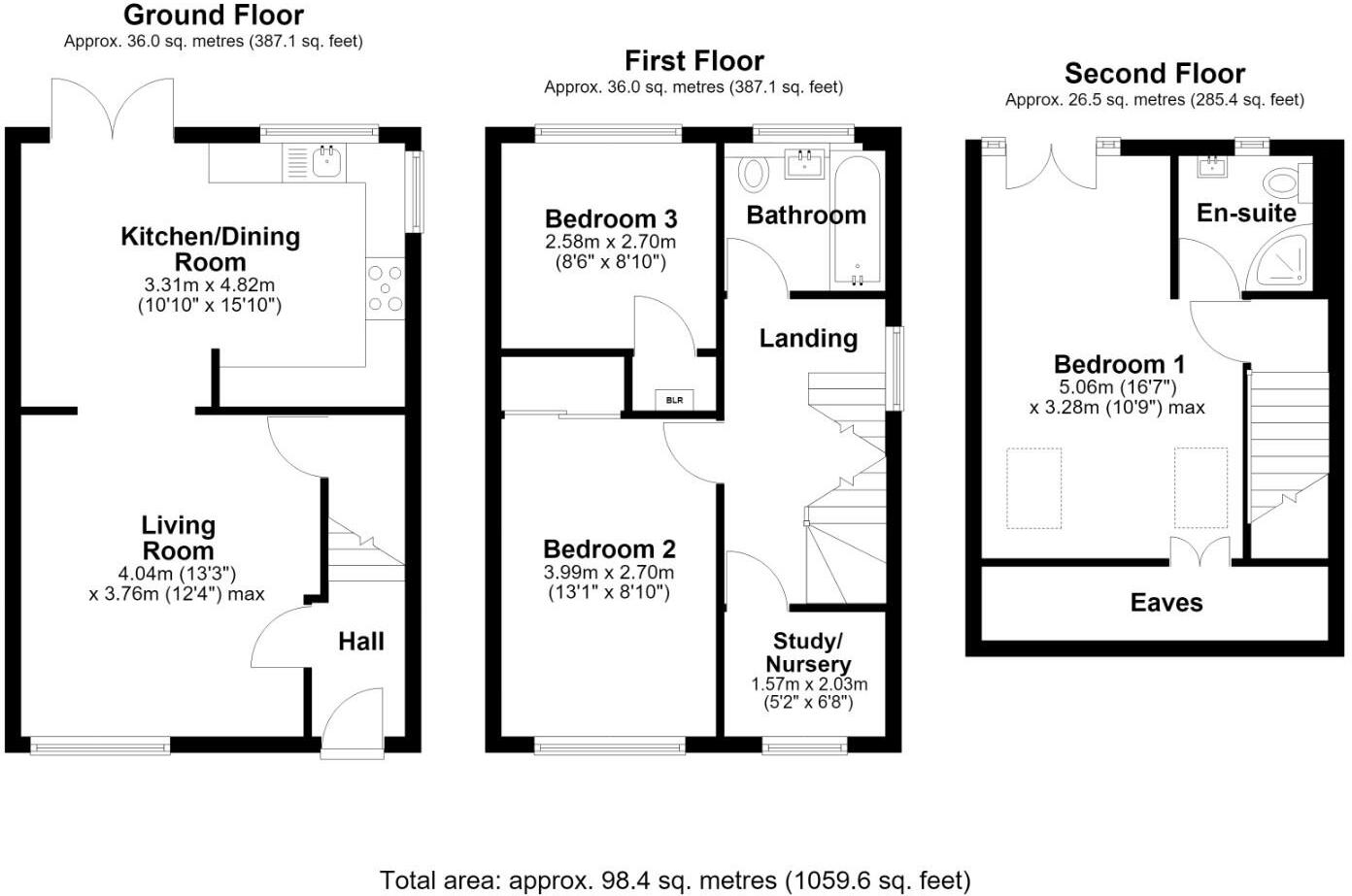 70 Conybeare Road, Sully, CF64 5US floorplan