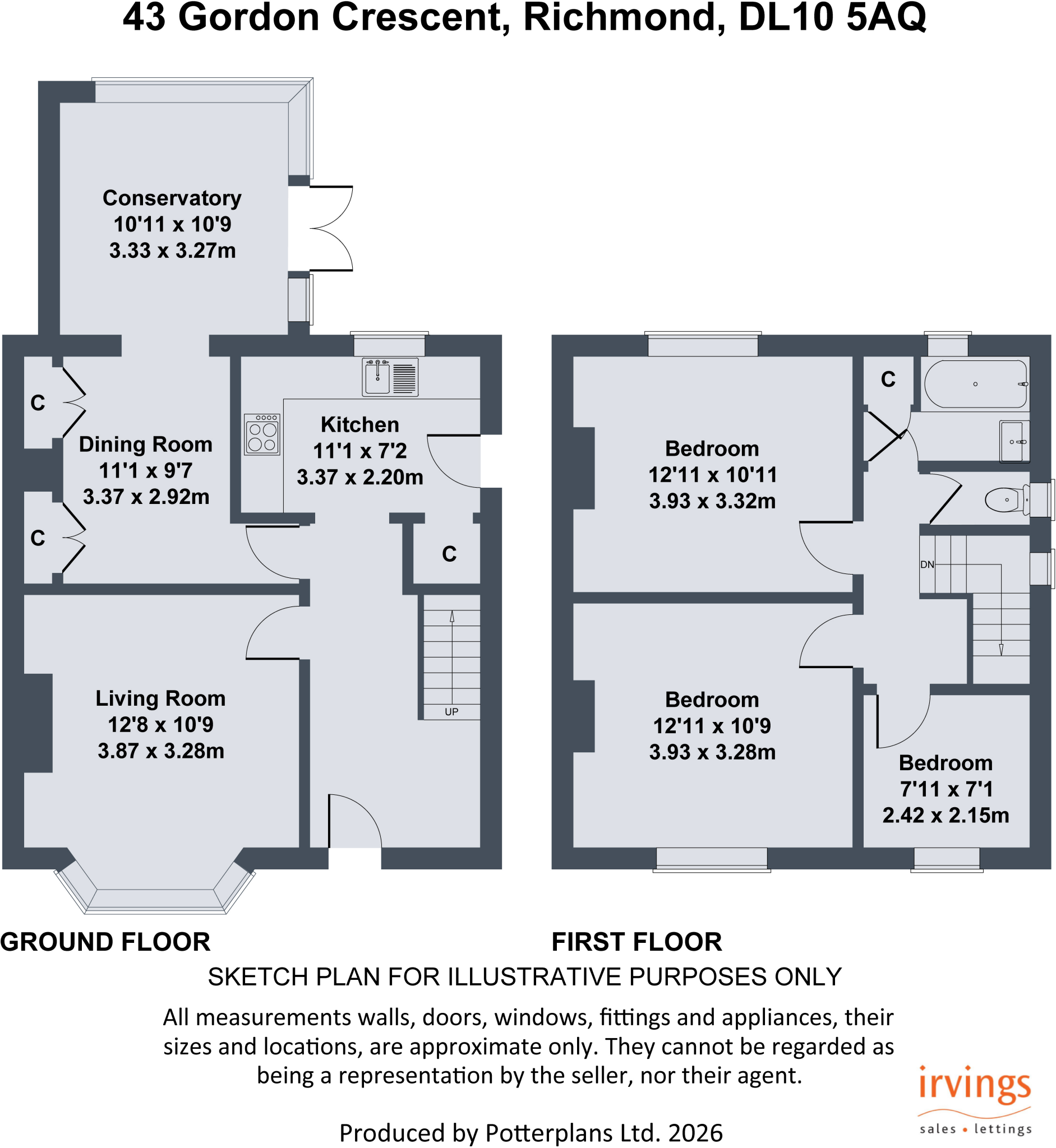 Gordon Crescent, Richmond floorplan
