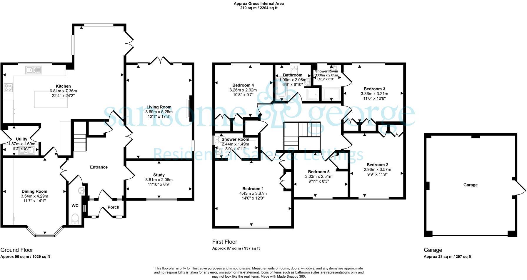 Clarendon Rise, Tilehurst, Reading floorplan