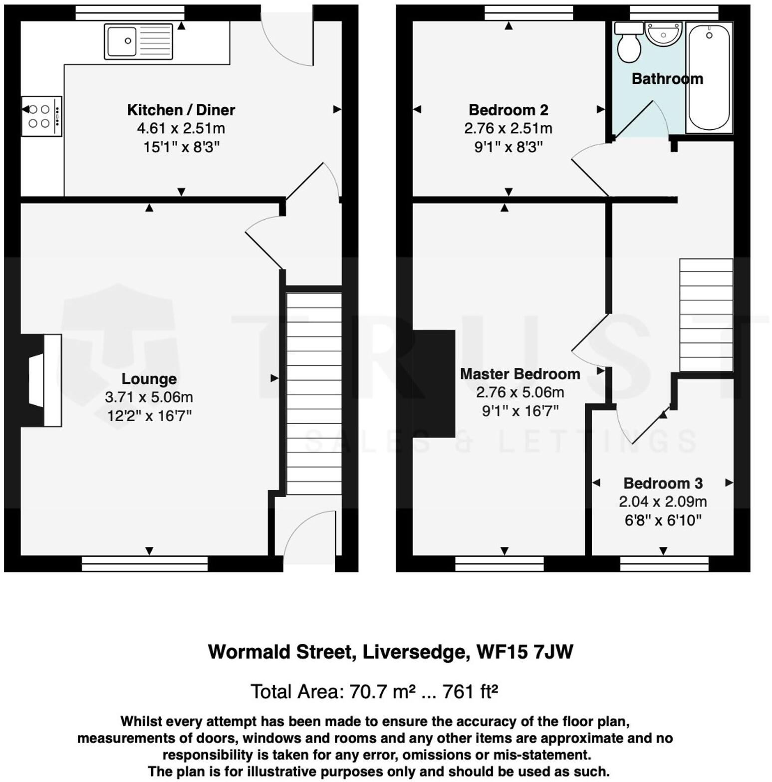 Wormald Street, Liversedge, WF15 floorplan