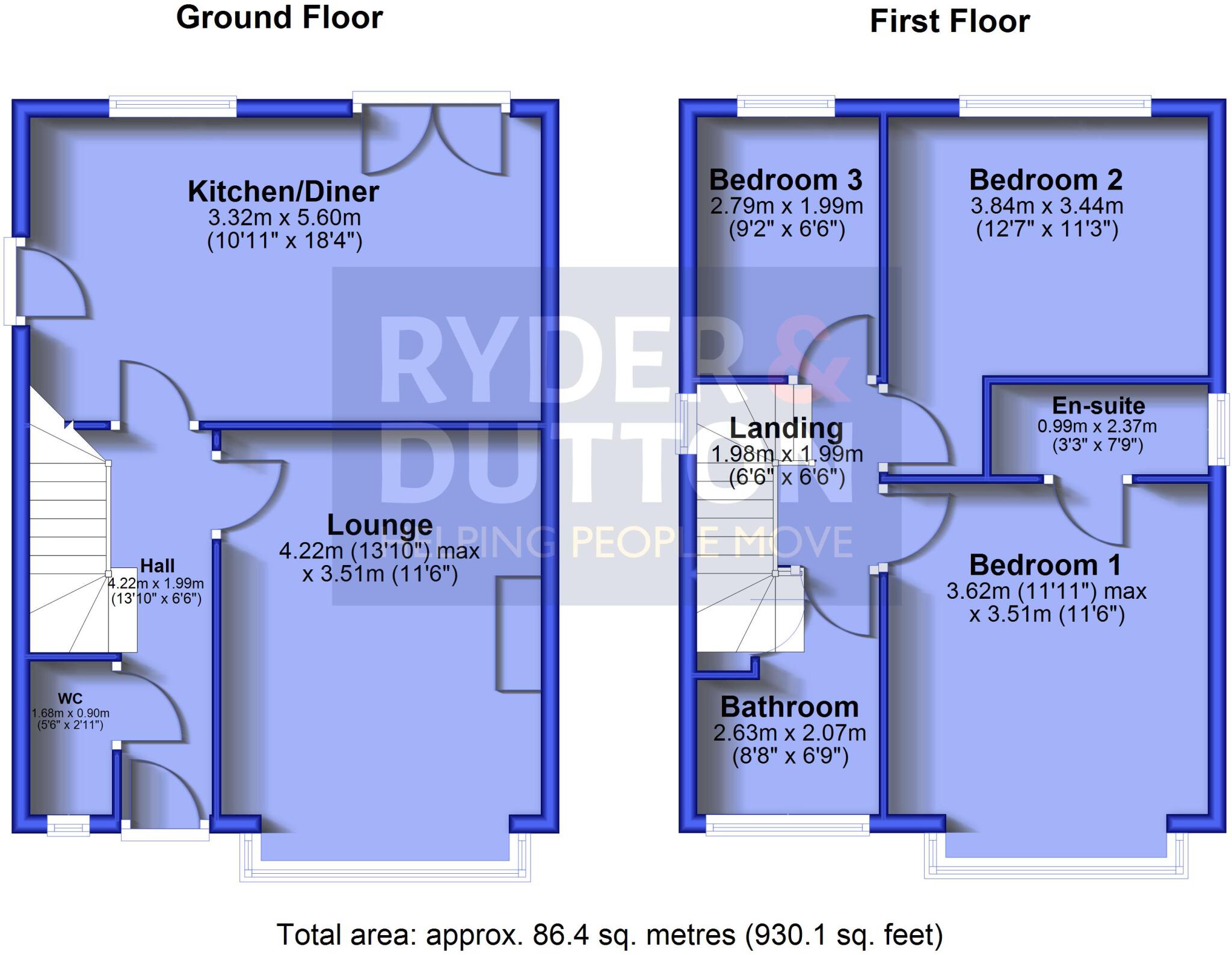 Tenbury Drive, Alkrington, Middleton, Manchester, M24 floorplan