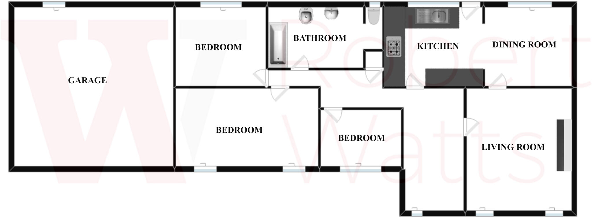 Bradford Road, Liversedge, West Yorkshire, WF15 floorplan