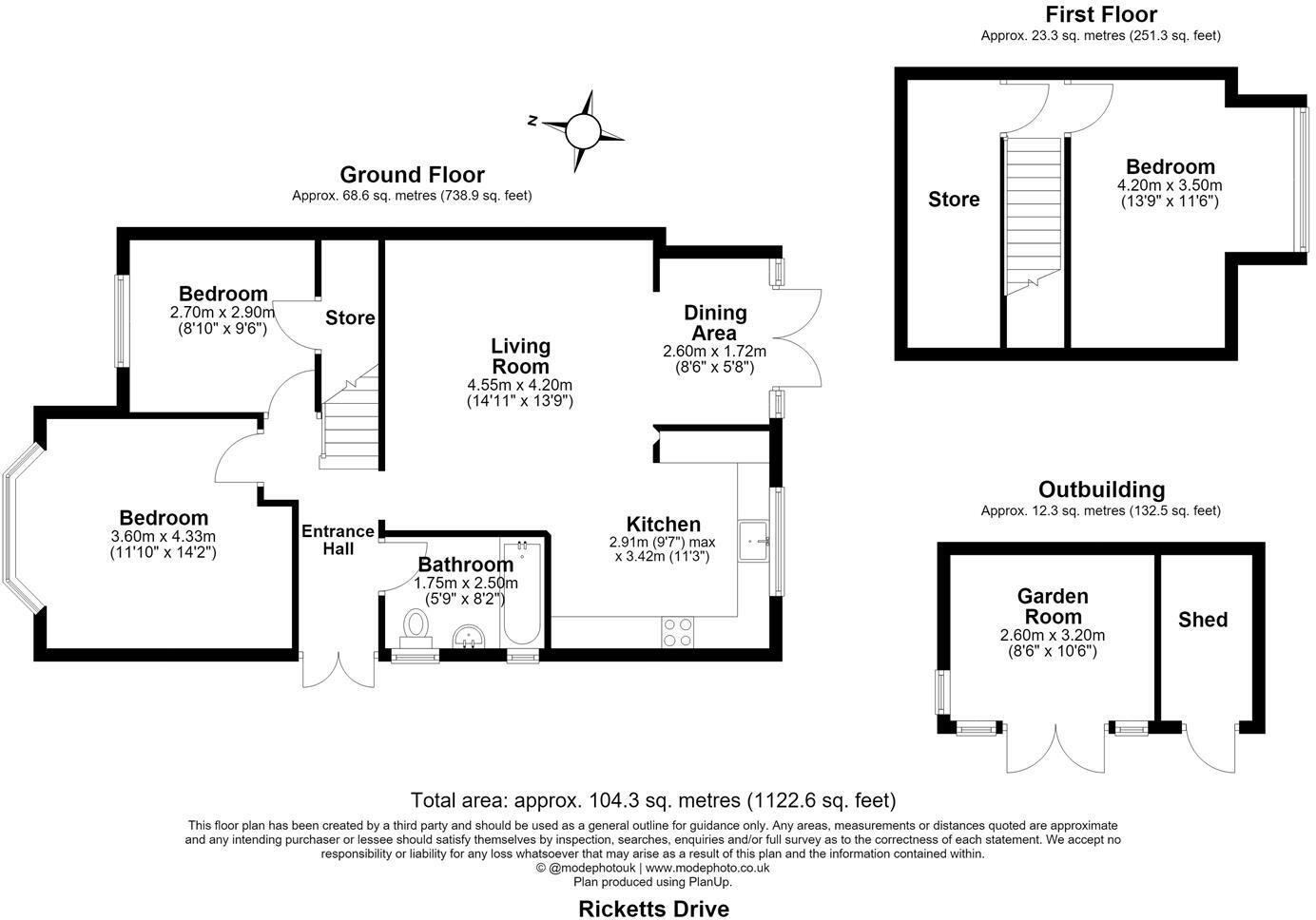 Ricketts Drive, Billericay floorplan