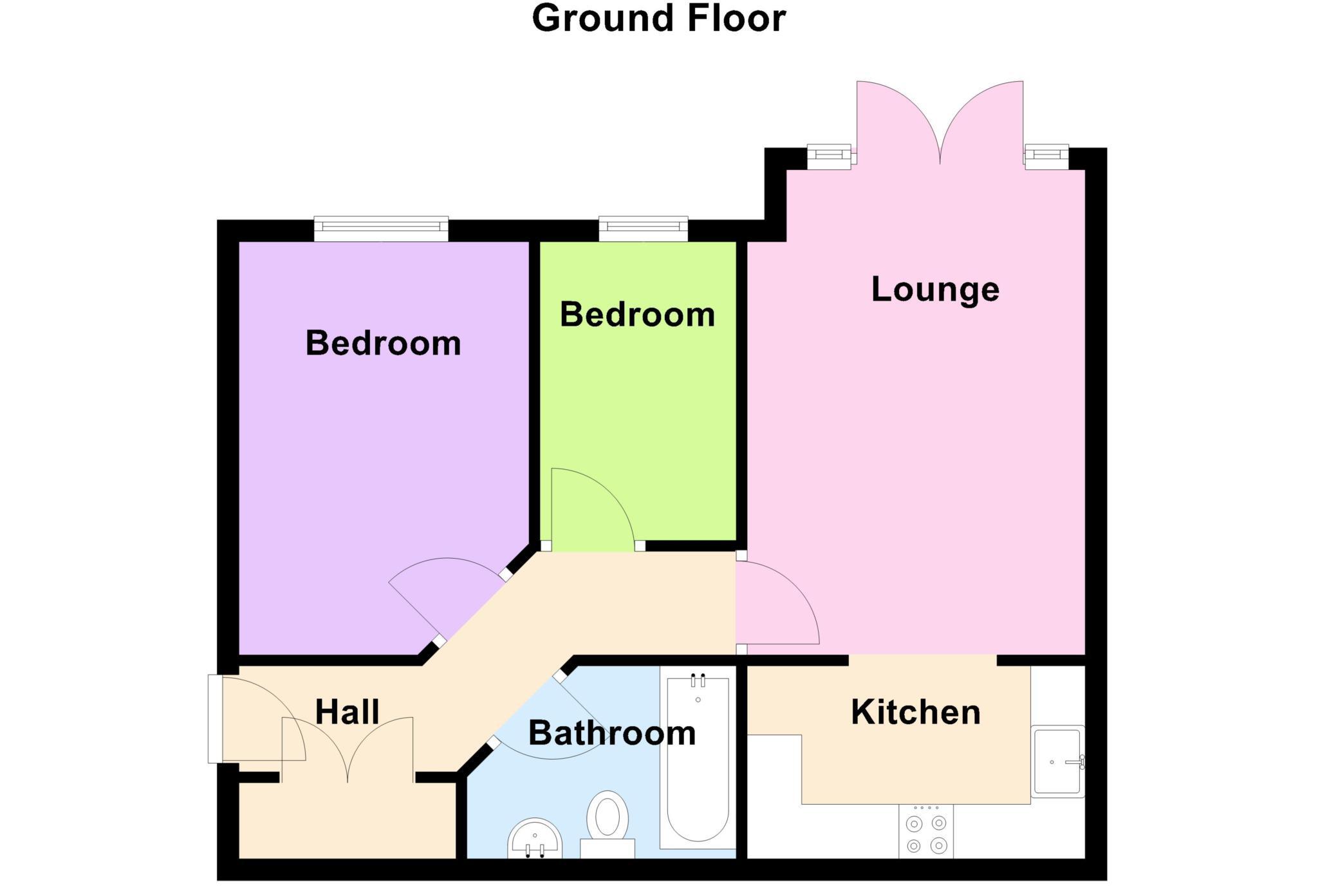 Redlea Court, Military Road, Gosport floorplan