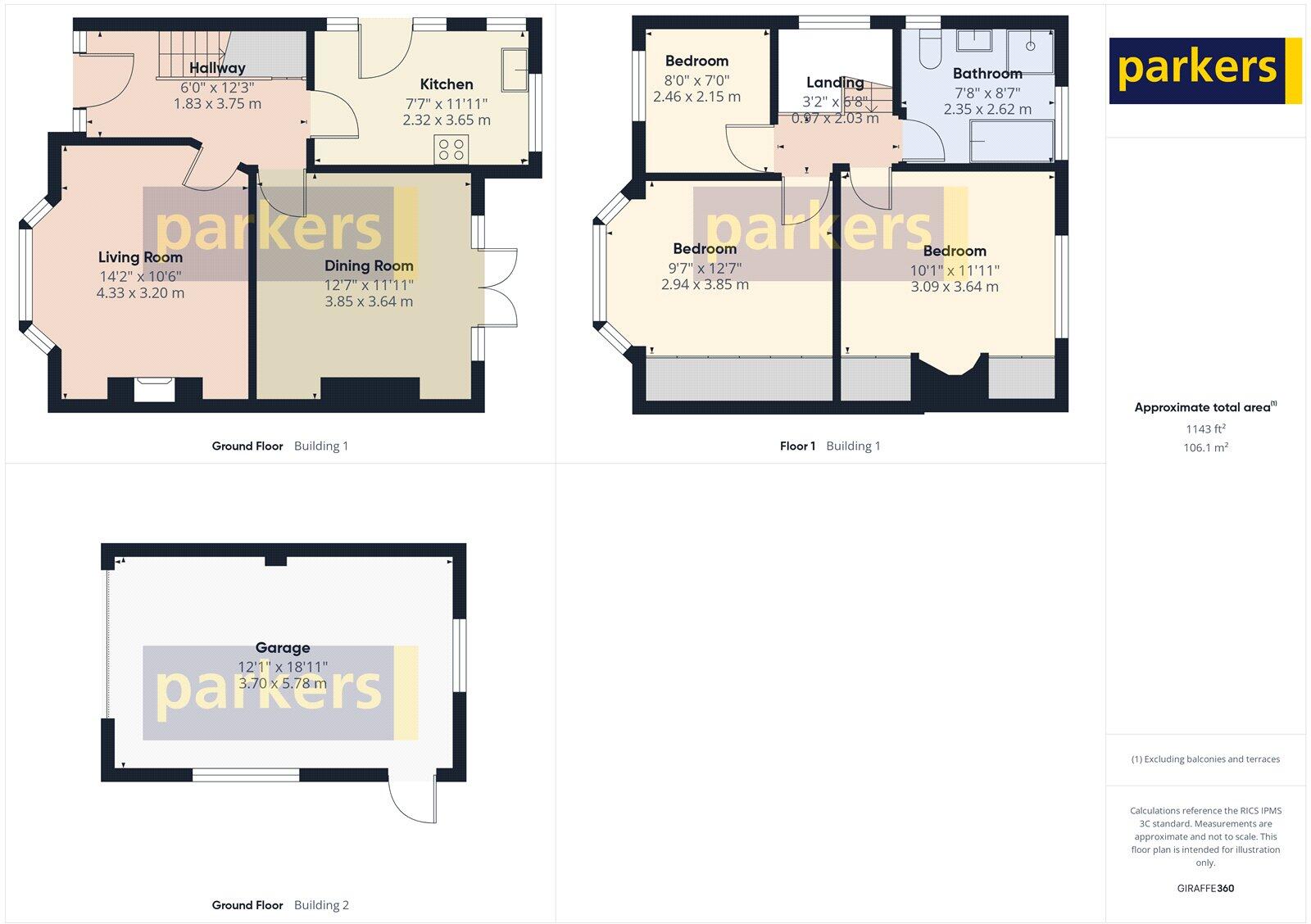 Kenilworth Avenue, Reading, Berkshire, RG30 floorplan