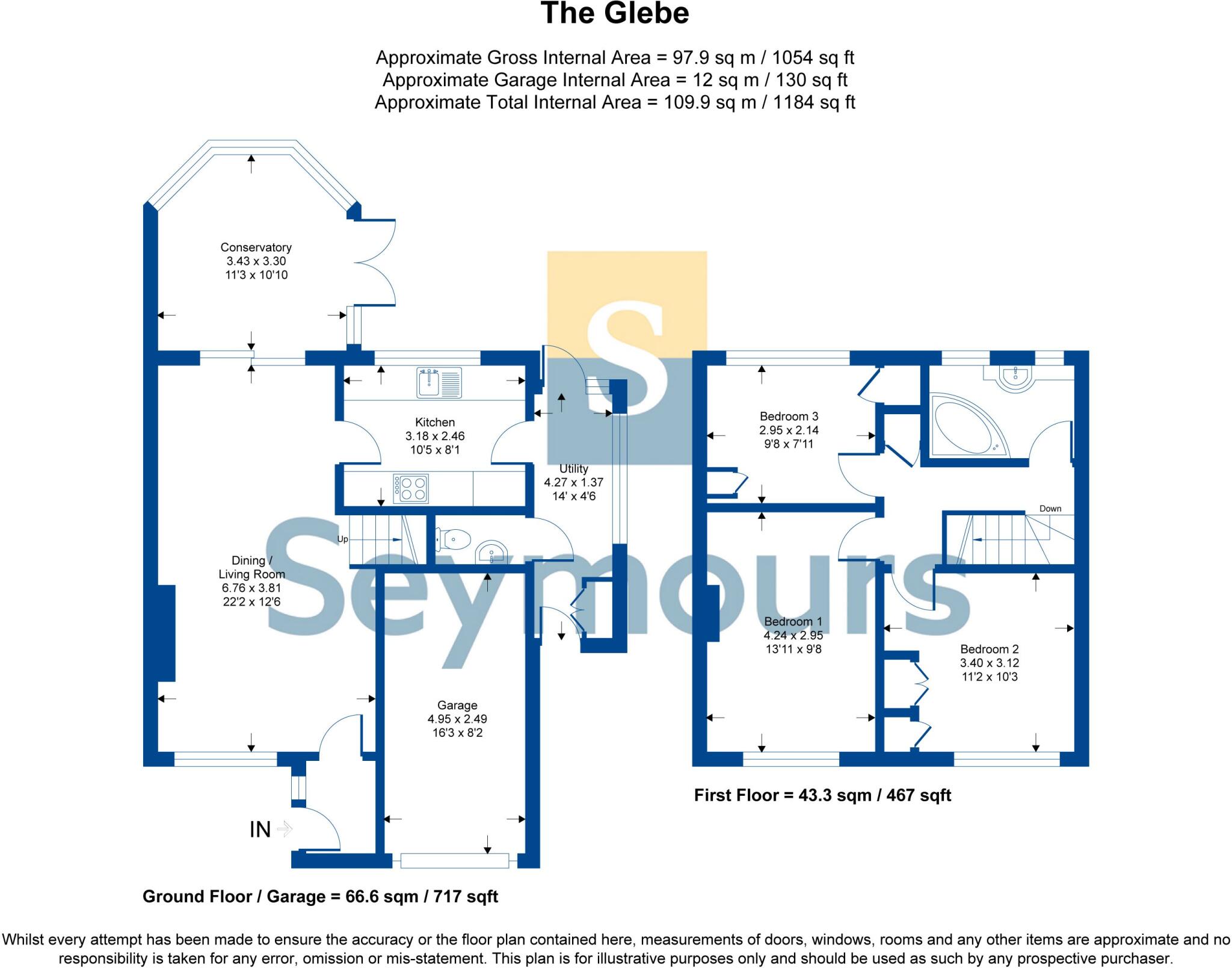 The Glebe, Blackwater, Camberley floorplan
