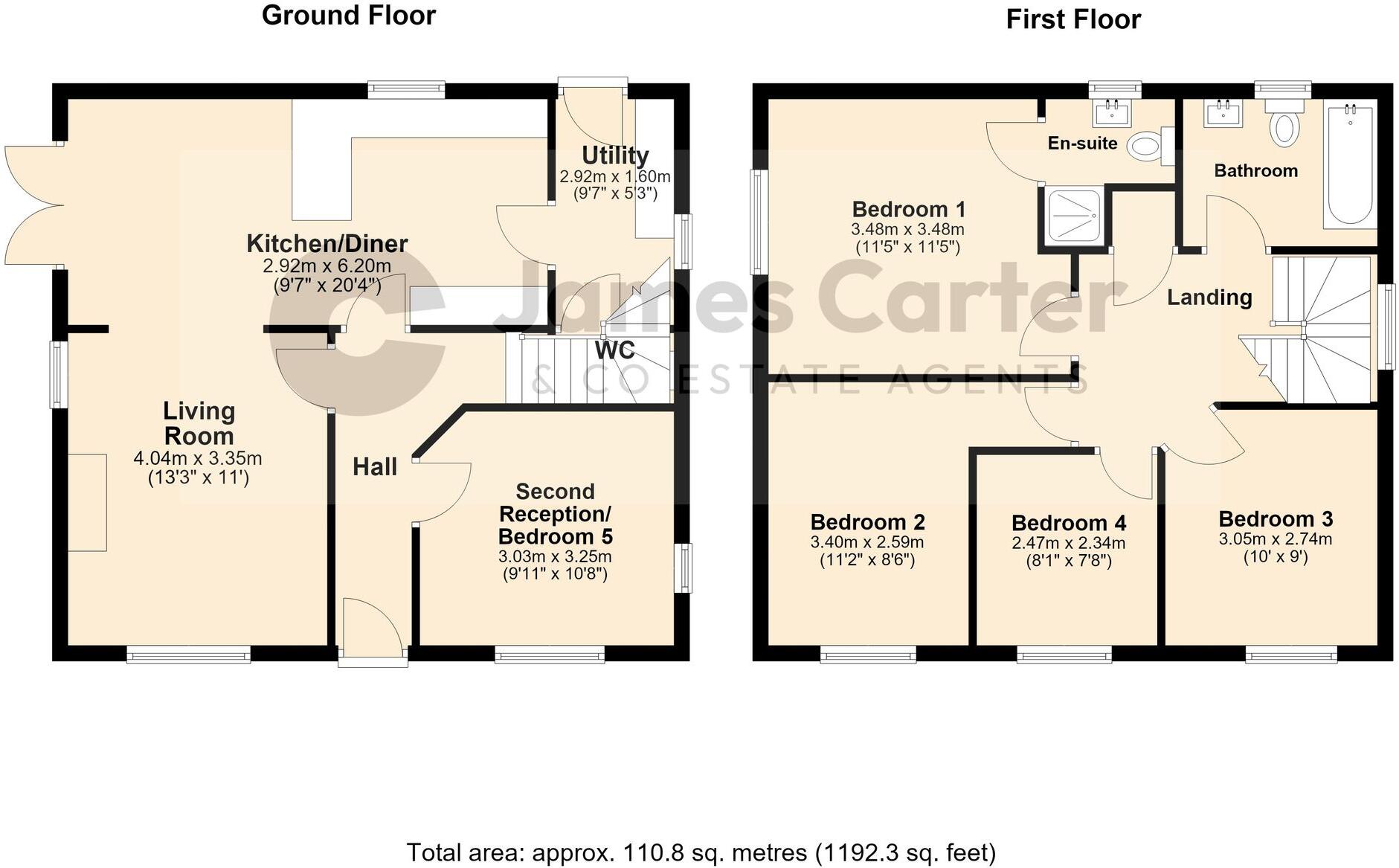 Gwarak Tewdar, Truro, TR1 floorplan