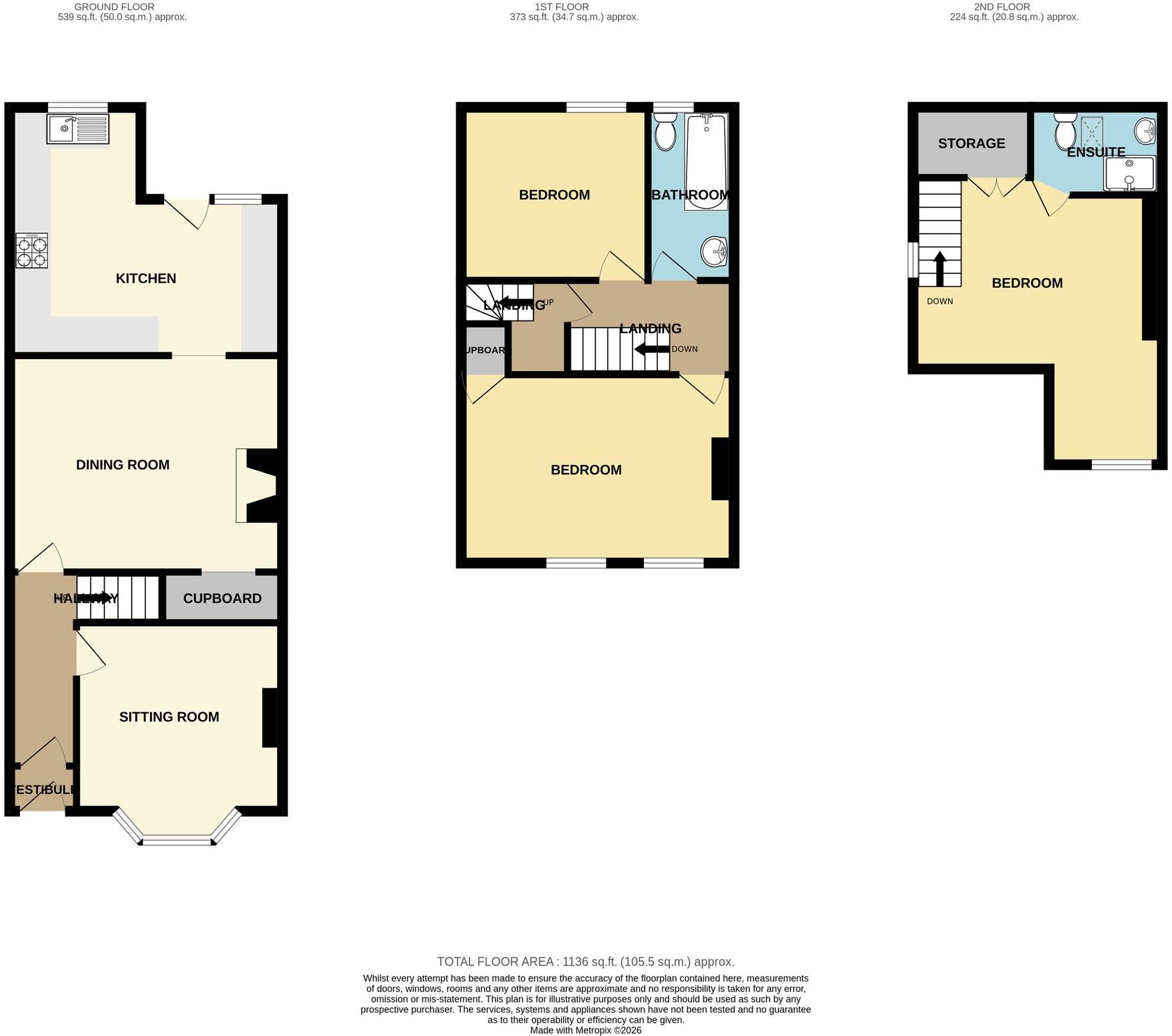 Rockwell Green, Wellington, TA21 floorplan