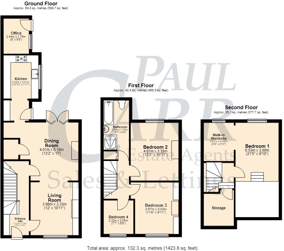 Beacon Street, Lichfield, WS13 7BH floorplan