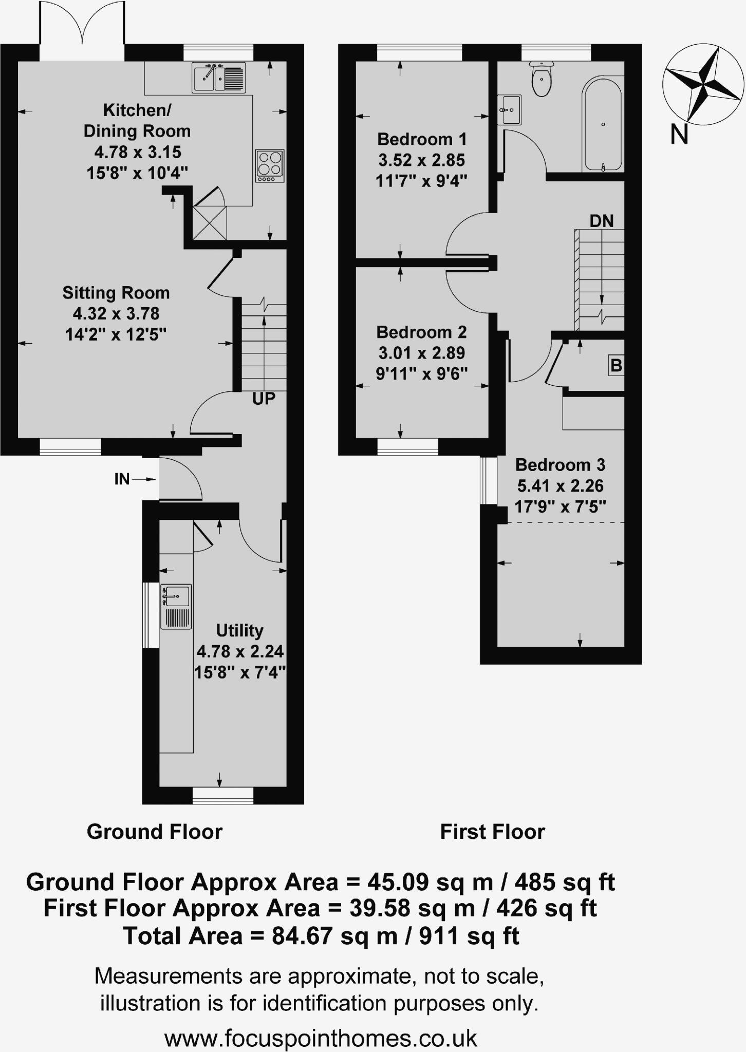Teal Close, Banbury floorplan