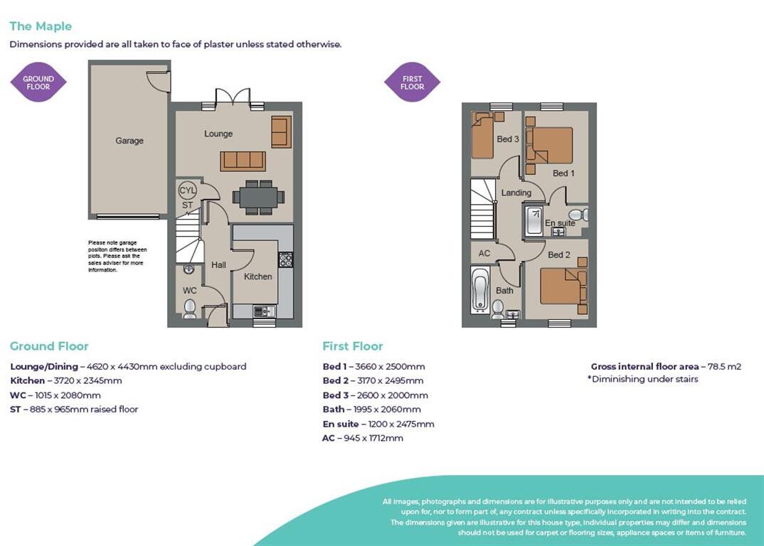 Edwards Way, Manea, March floorplan