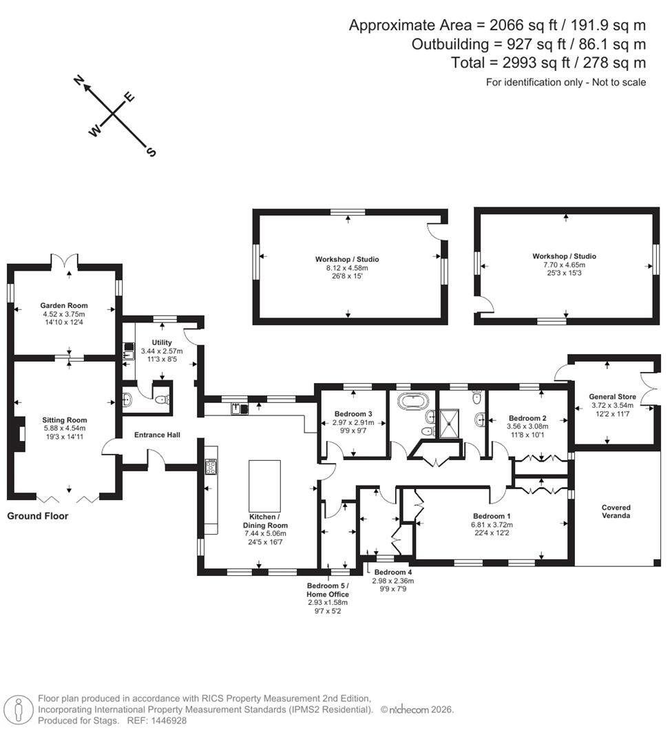 Primrose Hill, East Coker floorplan