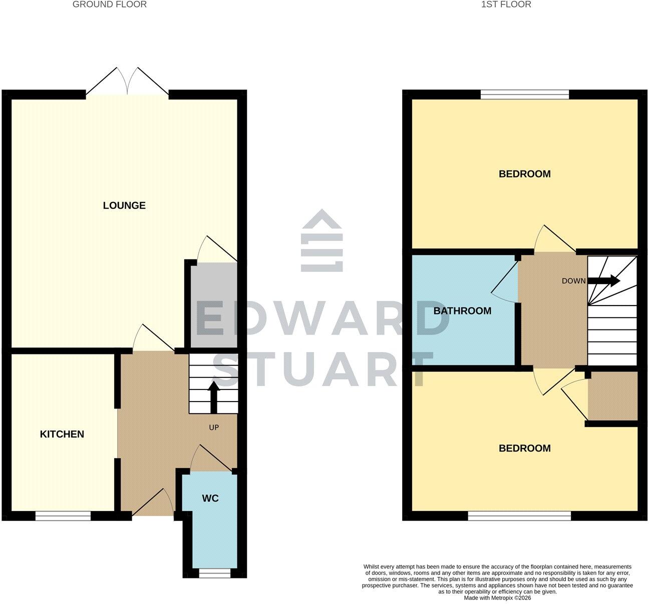 Bramble Close, Newborough, Peterborough, Cambridgeshire, PE6 floorplan