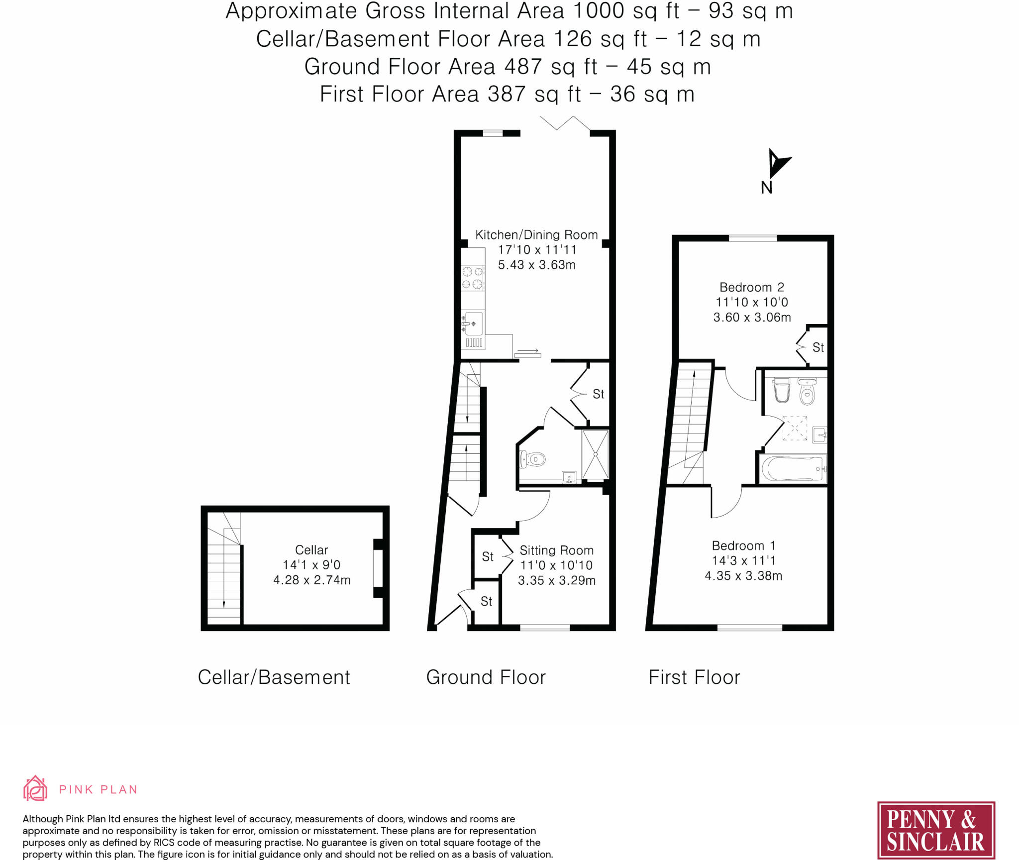 Observatory Street, Jericho floorplan