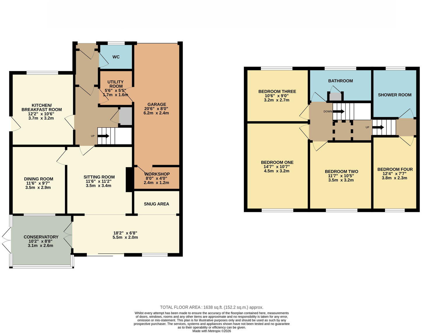Bateman Road, East Leake floorplan