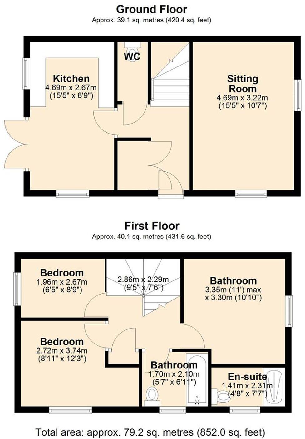 Brookbridge Road, Ince, WN2 floorplan