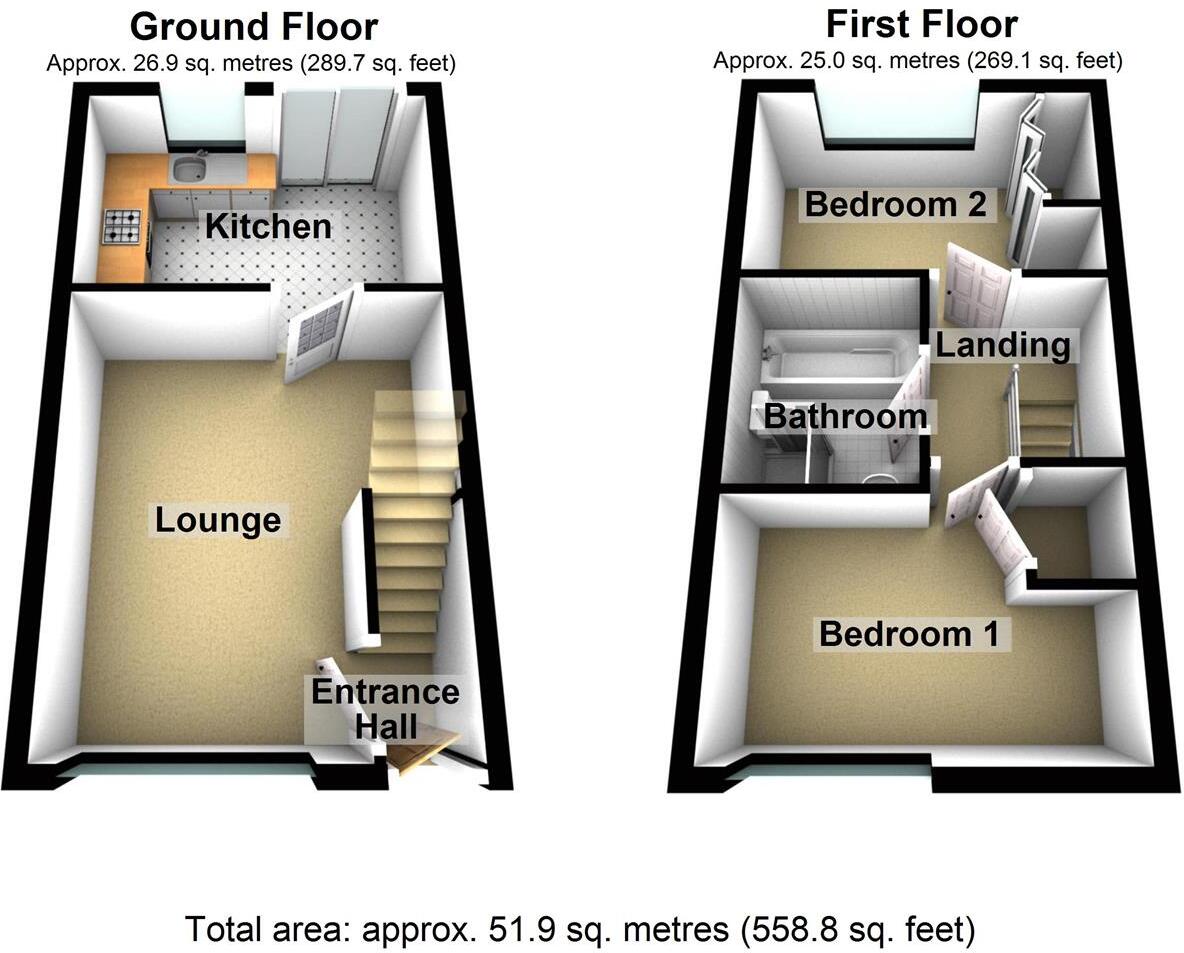 Gabor Close, Rugby floorplan