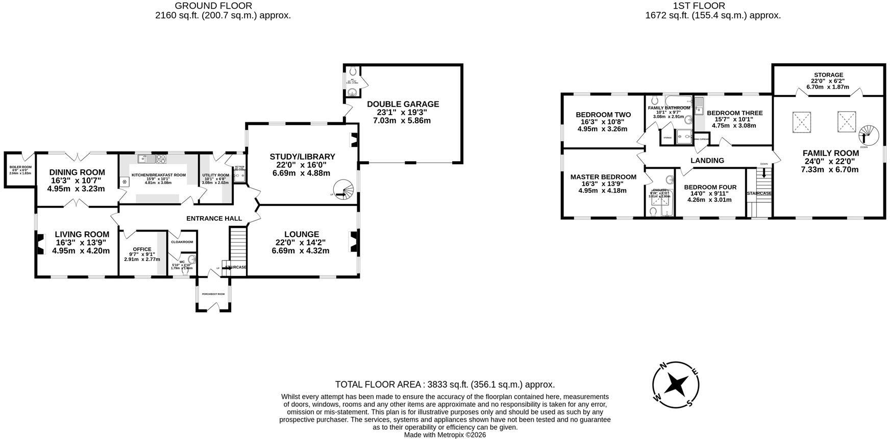 Knoll Lane, Little Hoole, Preston floorplan