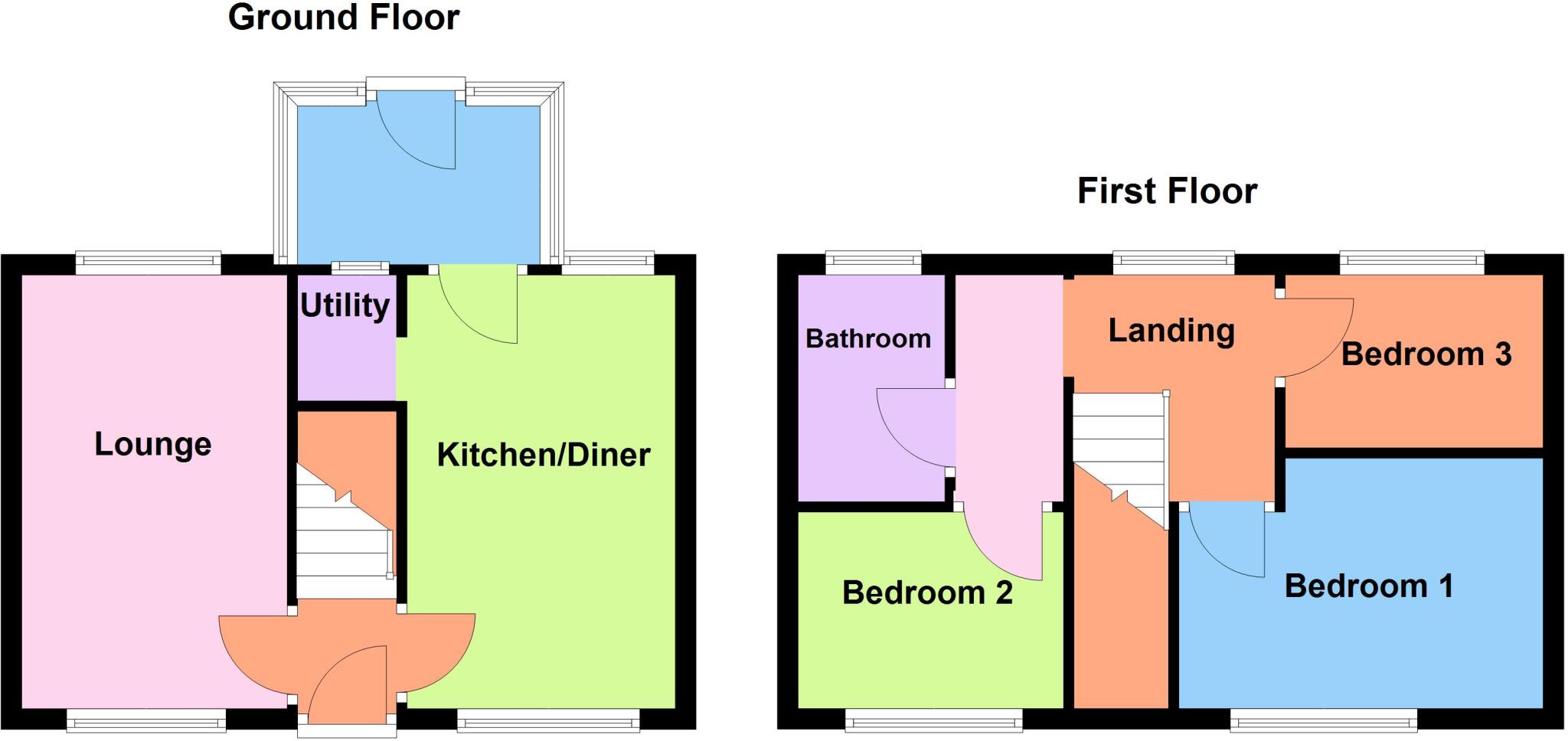 Crossfield Lane, Skellow, Doncaster, DN6 floorplan