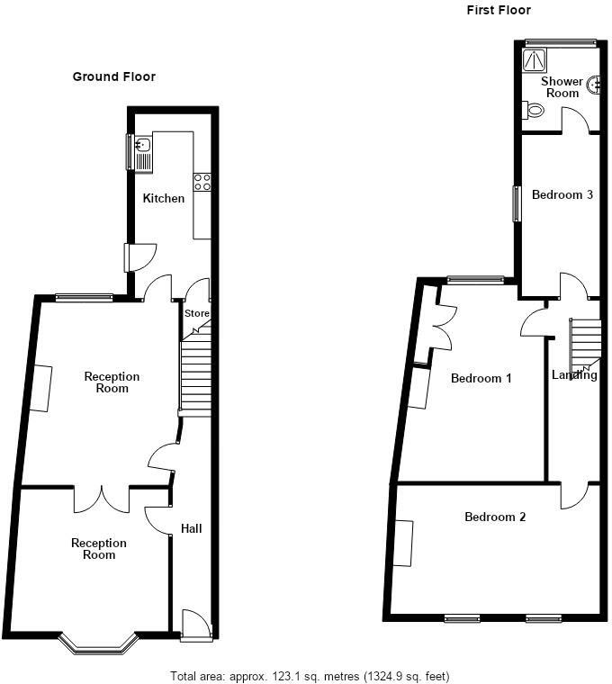 Victoria Road, Padiham floorplan