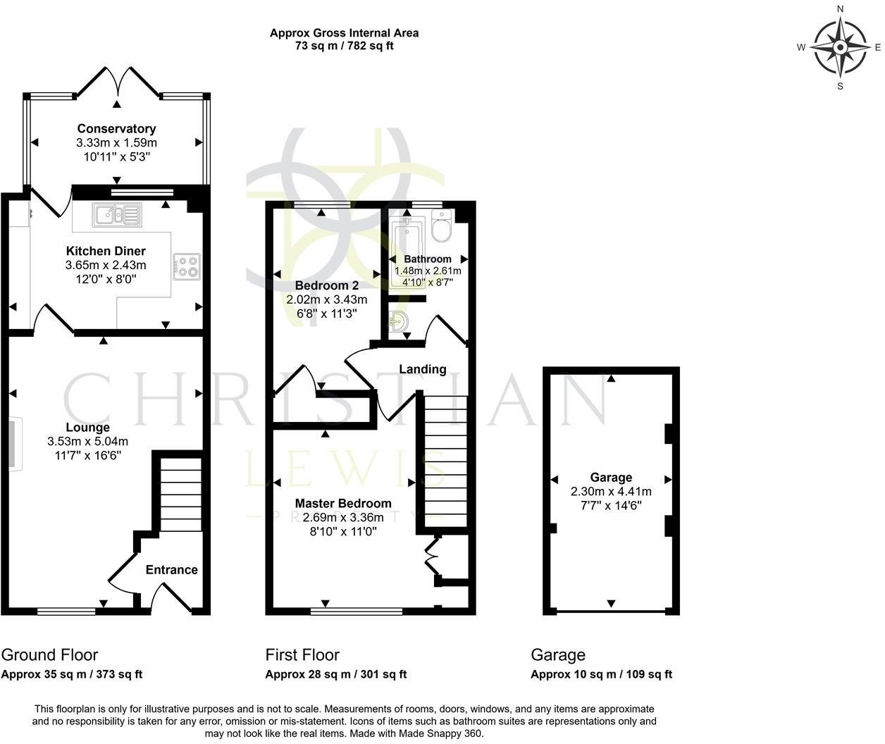 St. Pauls Close, Evesham floorplan