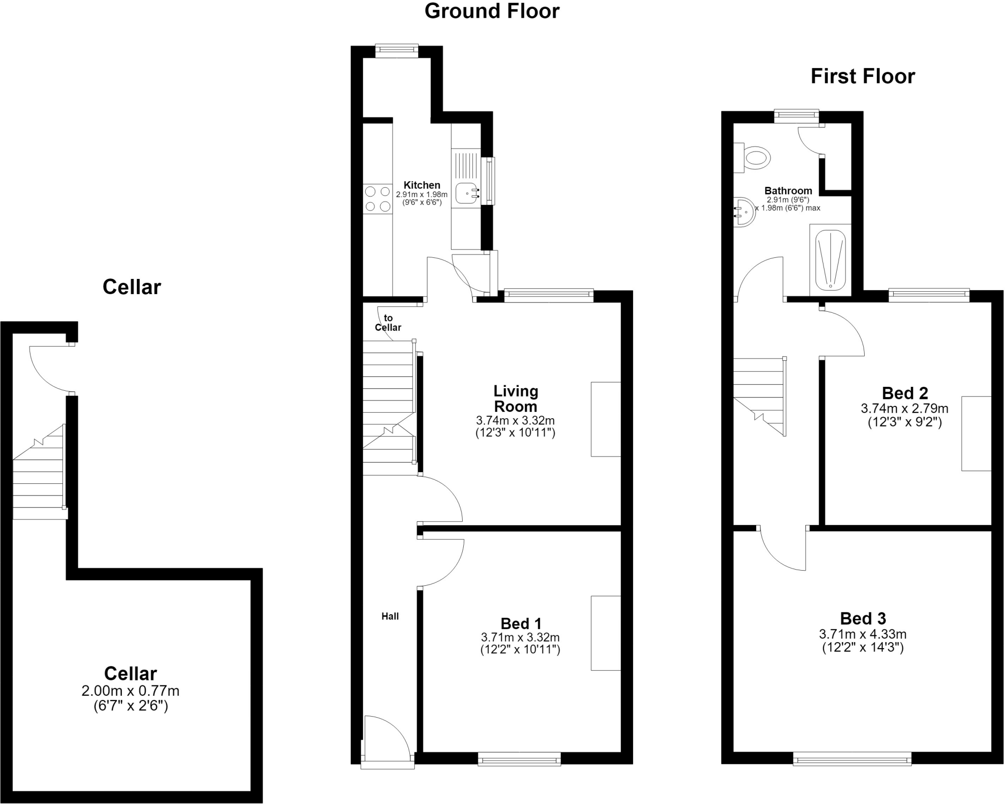 Charlotte Street, Chester floorplan