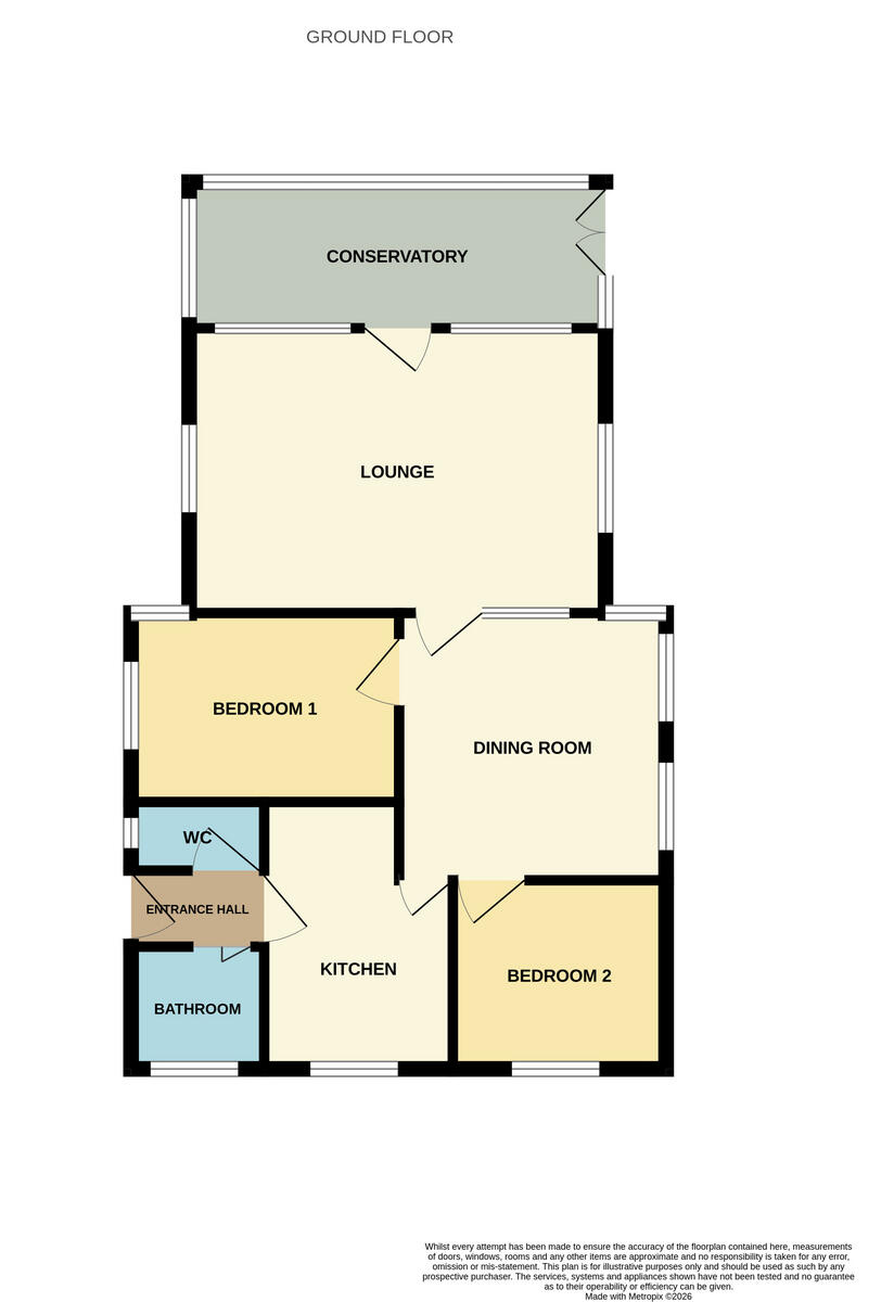 California Crescent, Great Yarmouth floorplan