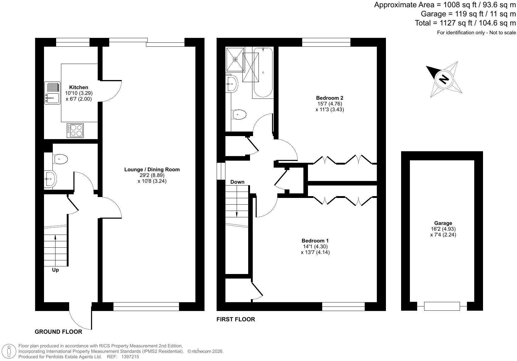 Thornton Meadow, Wisborough Green, Billingshurst, West Sussex, RH14 floorplan