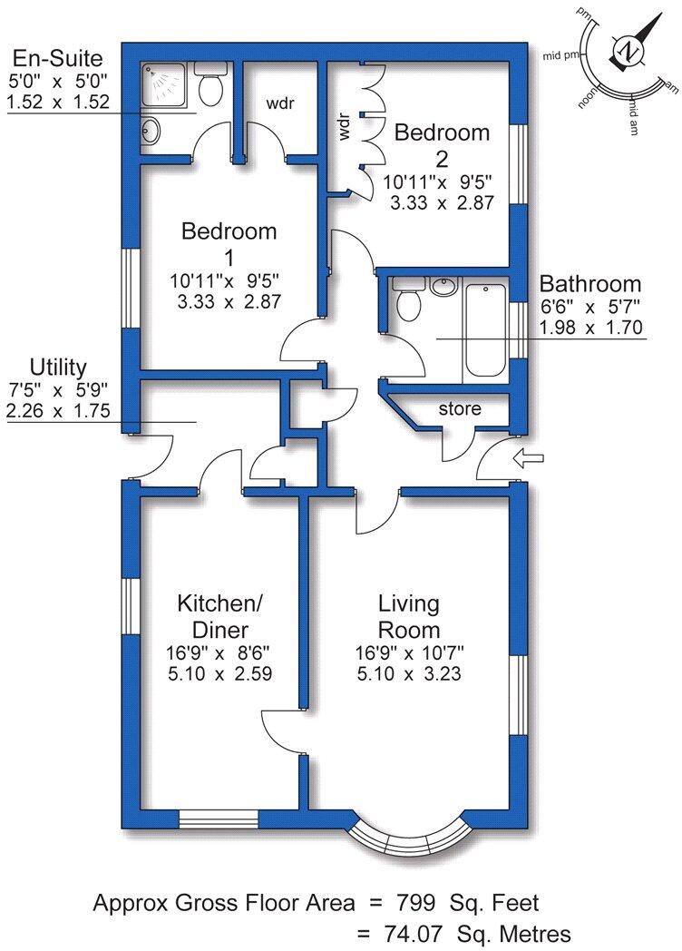 Links View, Meols, Wirral floorplan