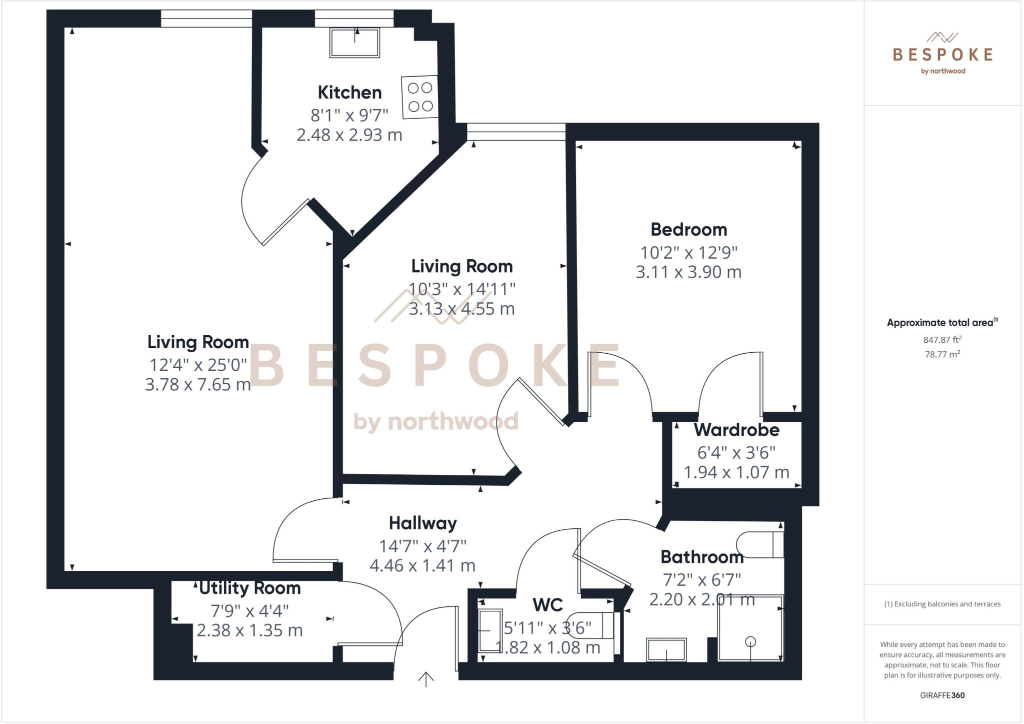 Devonshire Place, Station Road, Buxton, SK17 floorplan