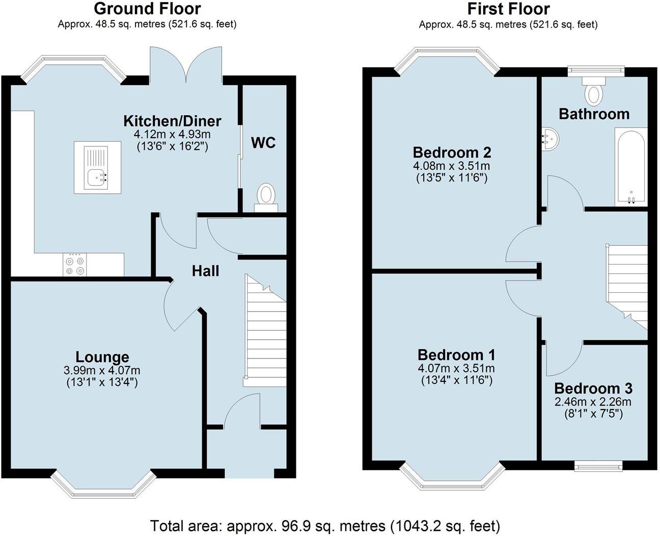Brookland Road, Northampton, NN1 floorplan