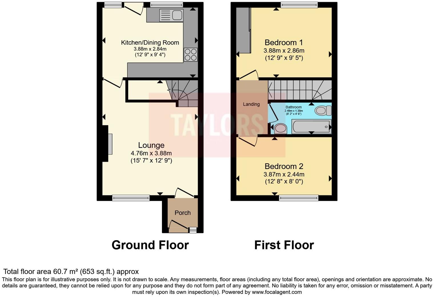 Drayton Way, Gloucester, Gloucestershire, GL4 floorplan