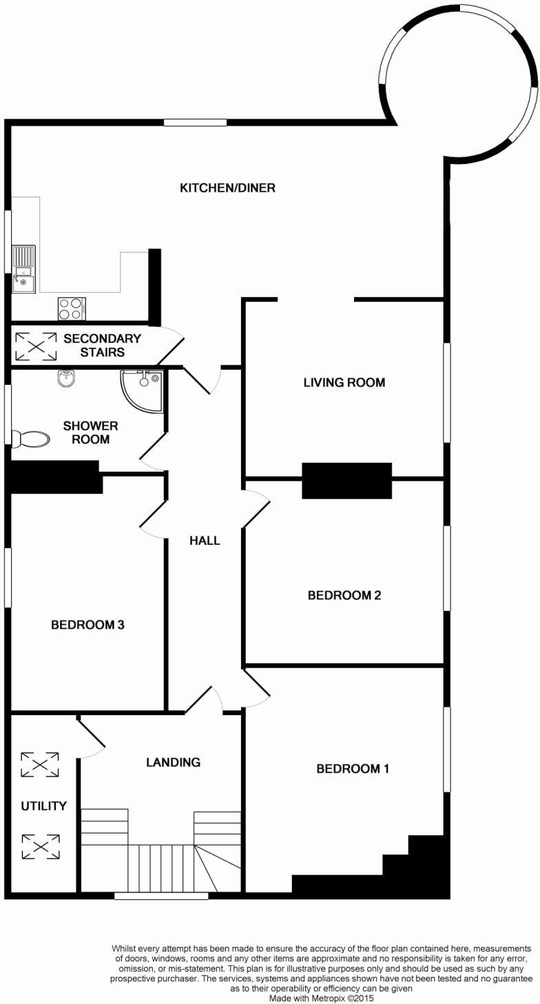 Sunnycroft, Spa Road East, Llandrindod Wells, Powys floorplan