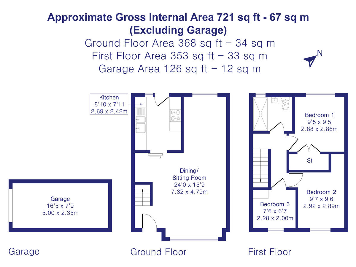 Wye Close, Bicester, OX26 floorplan