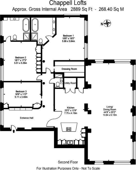Belmont Street, Camden, NW1 floorplan