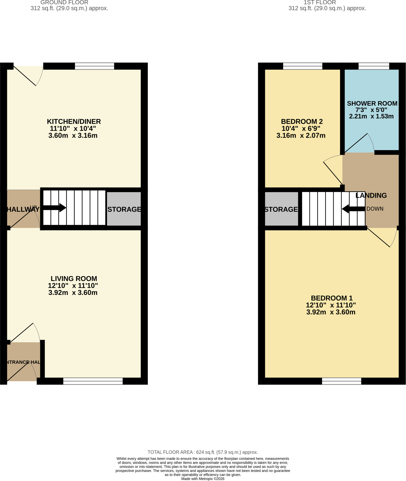 Agnes Street, Levenshulme floorplan