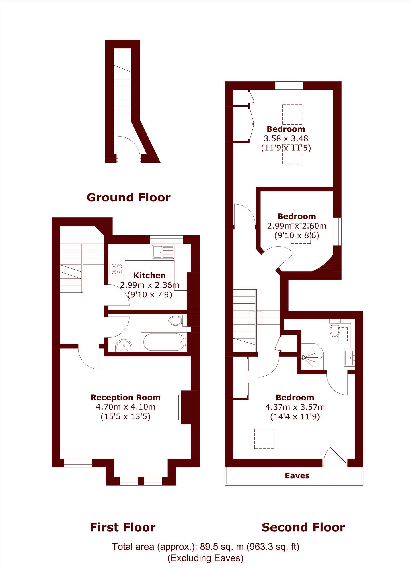 St. Alphonsus Road, Clapham floorplan
