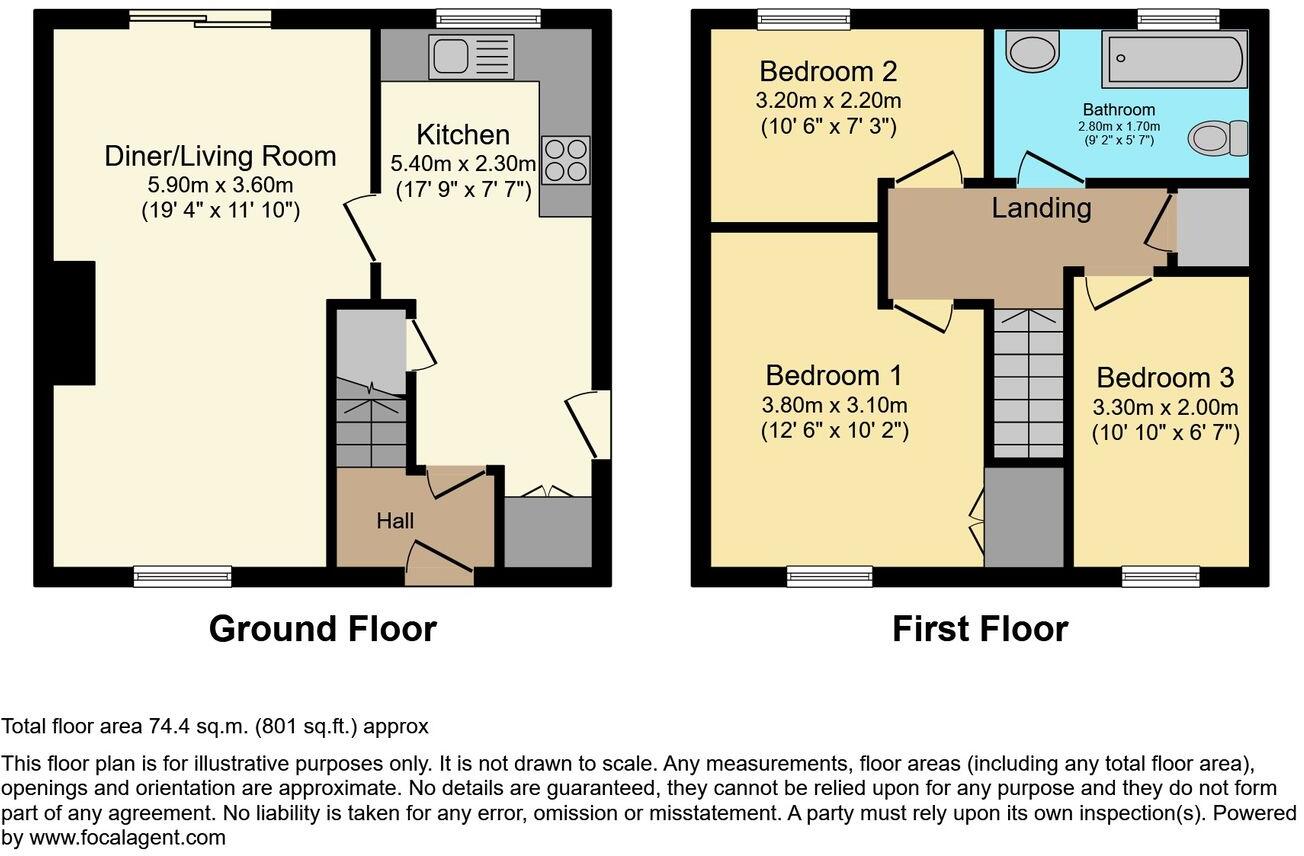 Capern Grove, Birmingham, B32 floorplan