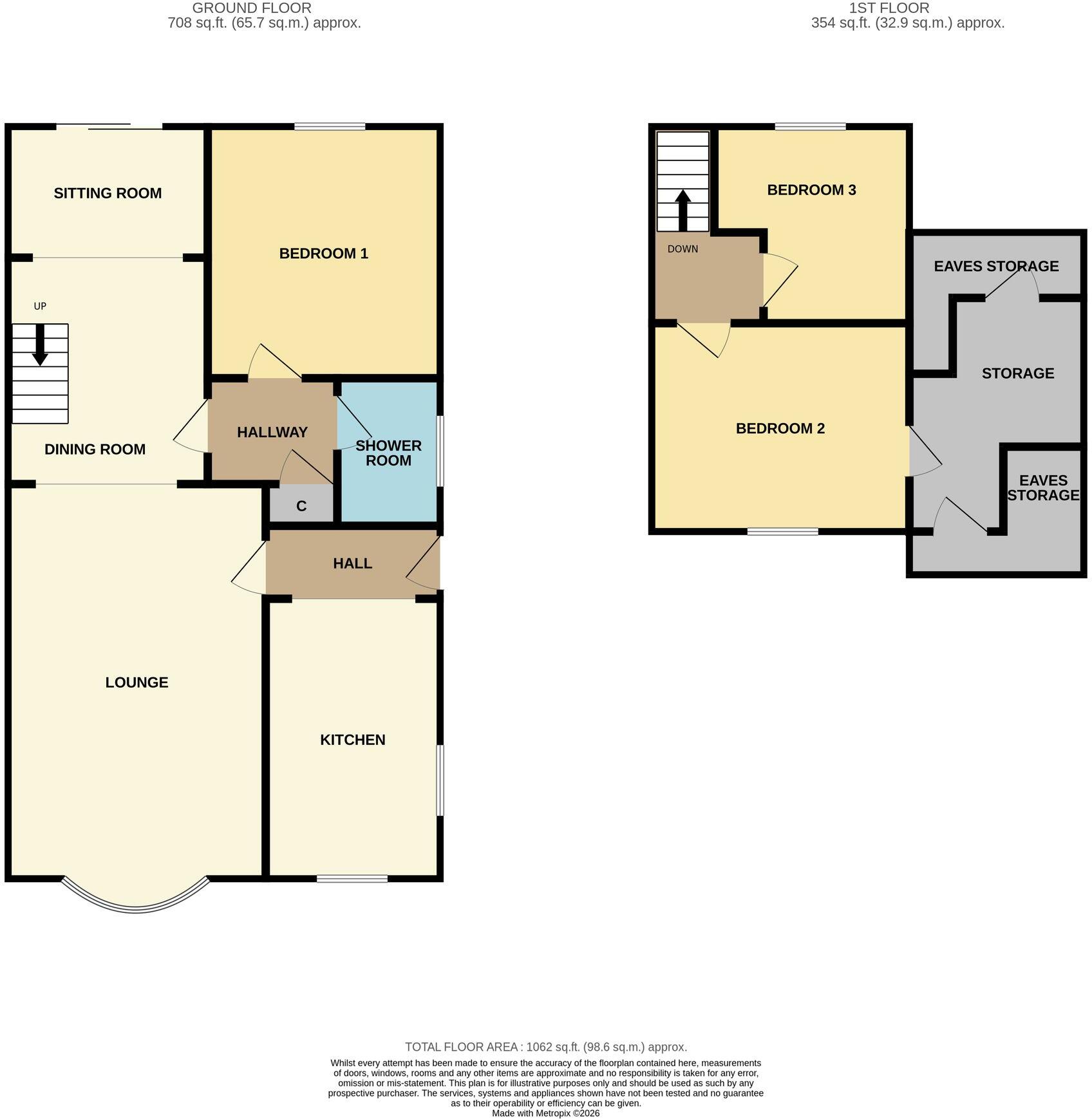 Sycamore Road, Ormesby, TS7 floorplan