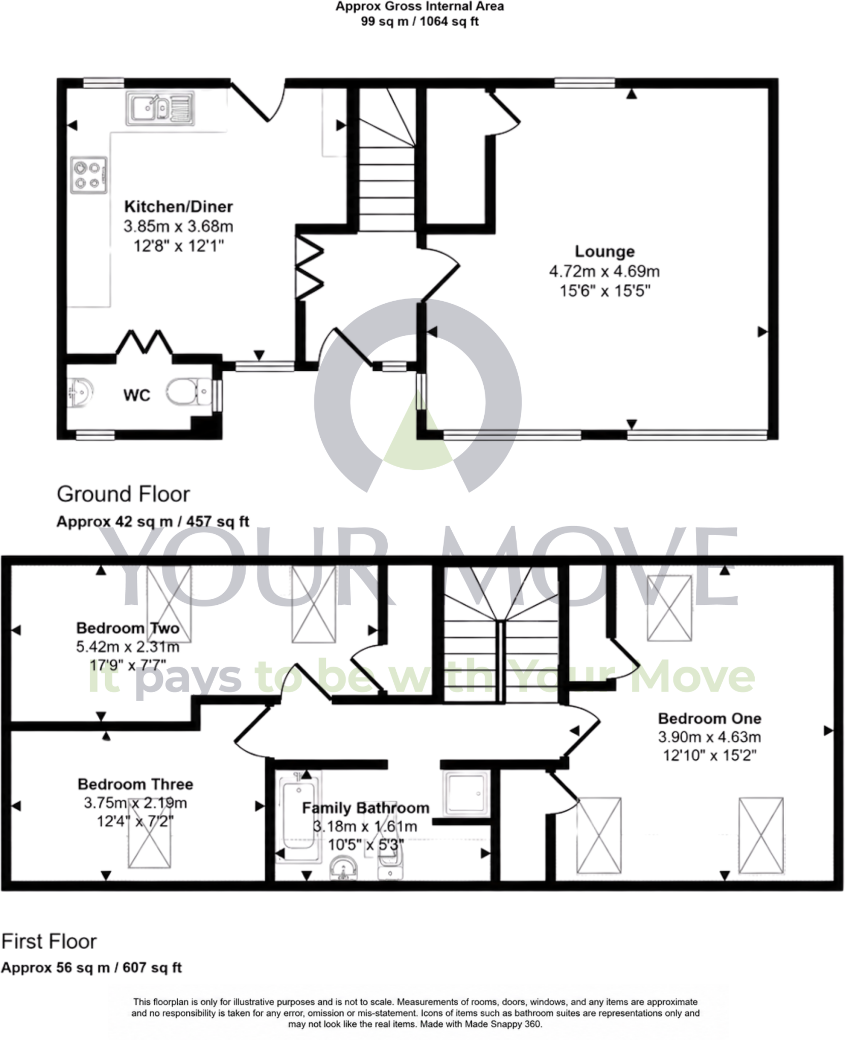 Evanton, Dingwall, Highland, IV16 floorplan