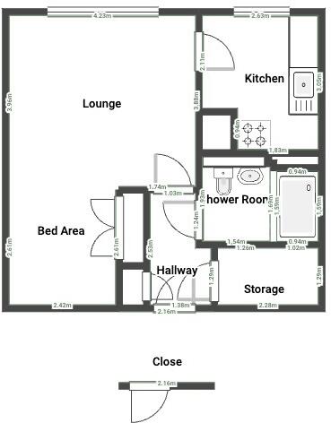 221 Finnart Street, Inverclyde, Greenock, PA16 floorplan
