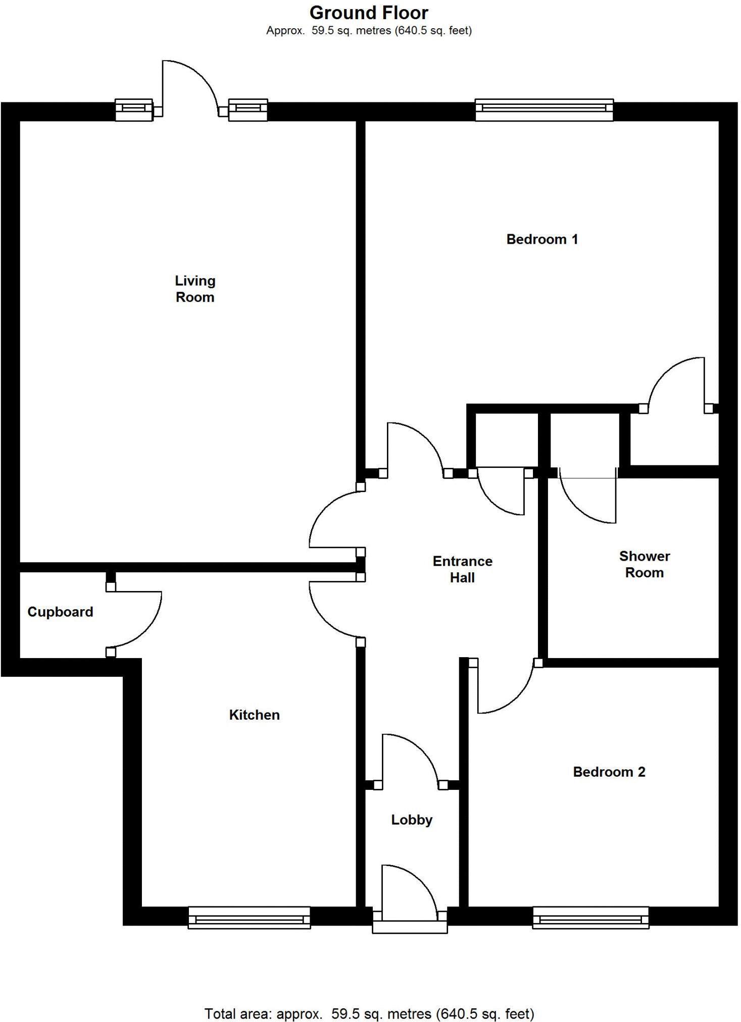 Nightingale Court, Middleton on Sea floorplan