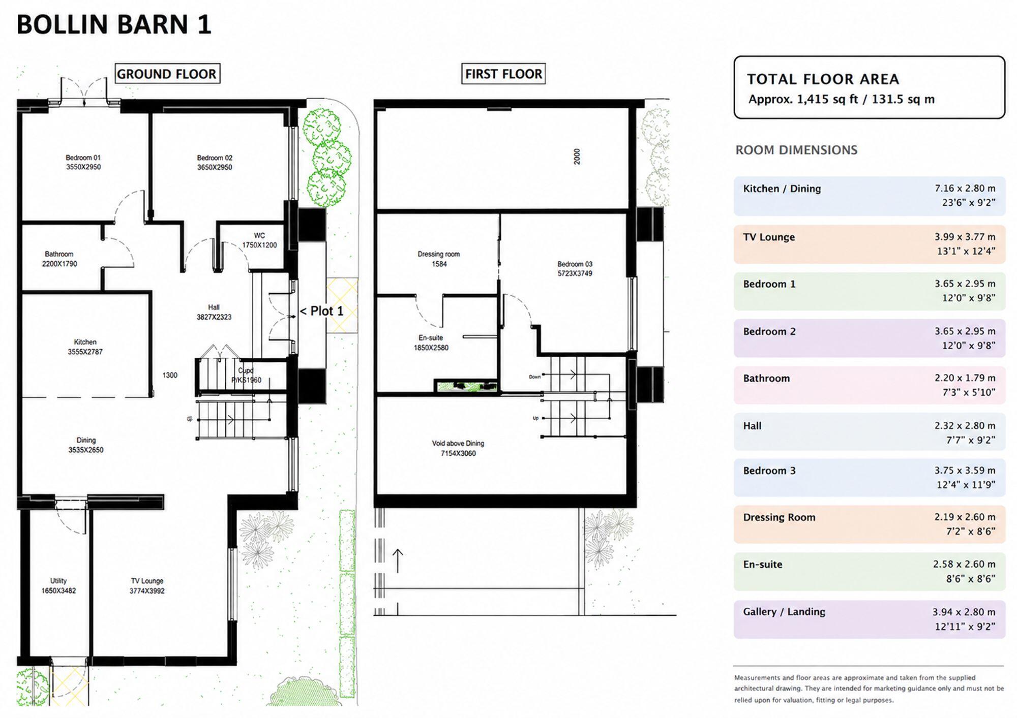 Bollin House Barns, Blakely Lane, WA16 floorplan