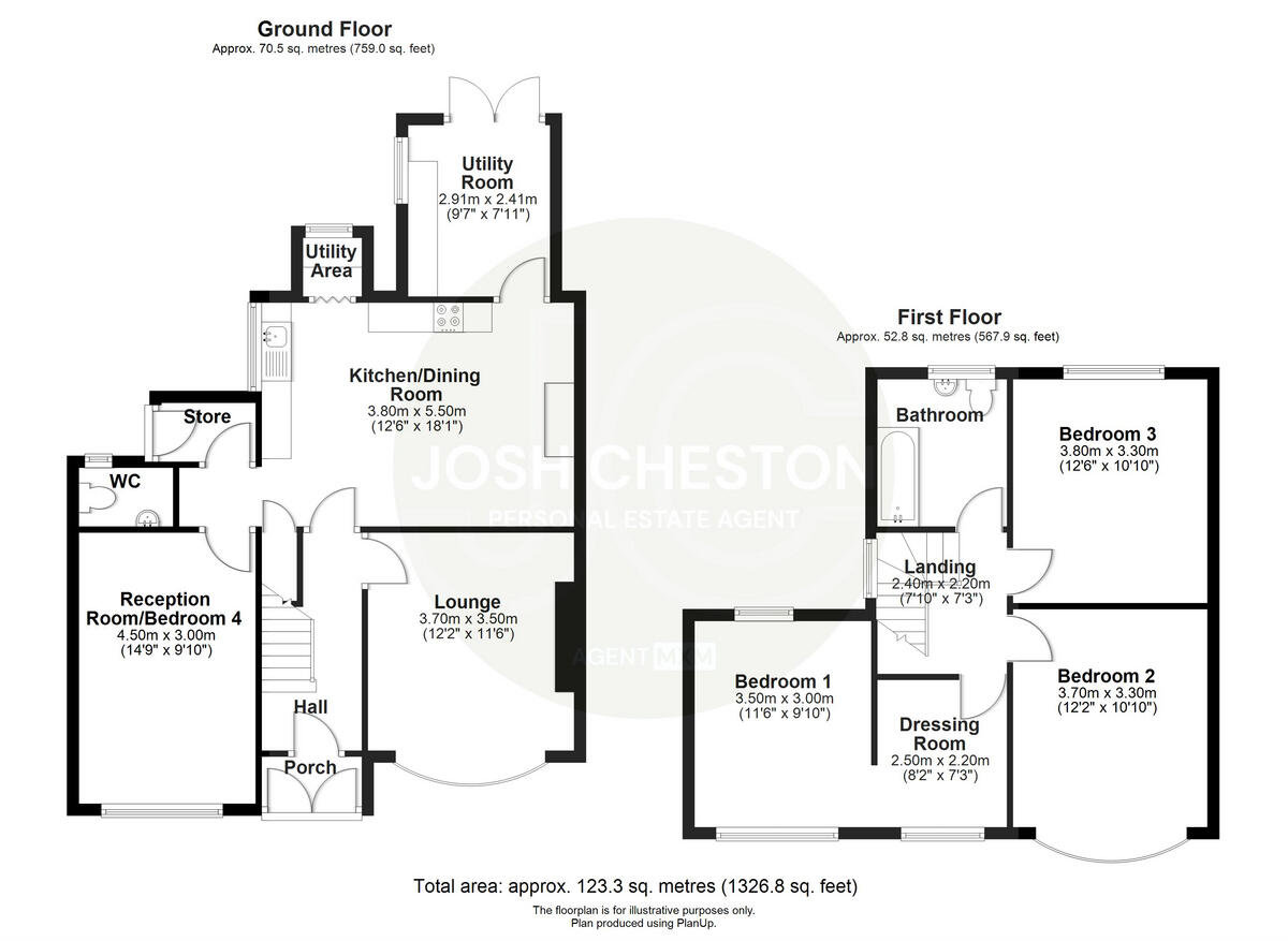 Home Drive, Alkrington, Middleton, M24 floorplan